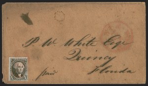 Sale 1291, Lot 158, 1847 Issue from Florida