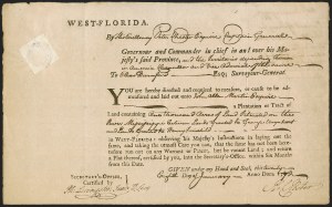 Sale 1291, Lot 16, Florida Postal History: British Period