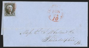 Sale 1291, Lot 171, 1847 Issue