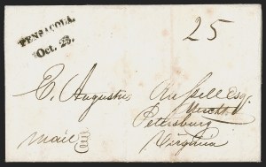 Sale 1291, Lot 28, Florida Postal History: American Military Govt. Period