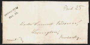 Sale 1291, Lot 29, Florida Postal History: American Military Govt. Period