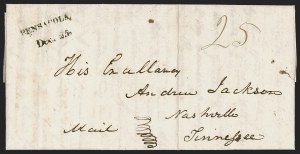 Sale 1291, Lot 30, Florida Postal History: American Military Govt. Period