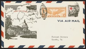 Sale 1291, Lot 340, Air Post and Flight Covers