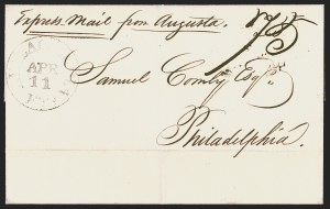 Sale 1291, Lot 39, Florida Postal History: Territorial Period (A-Q)