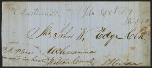 Sale 1291, Lot 439, Florida in the Civil War: Towns and Handstamped Paid