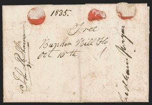 Sale 1291, Lot 44, Florida Postal History: Territorial Period (A-Q)