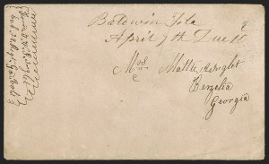 Sale 1291, Lot 441, Florida in the Civil War: Towns and Handstamped Paid