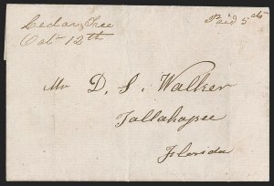 Sale 1291, Lot 444, Florida in the Civil War: Towns and Handstamped Paid