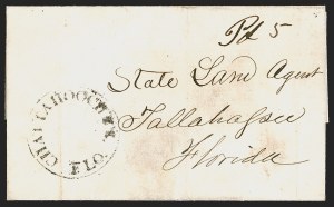 Sale 1291, Lot 445, Florida in the Civil War: Towns and Handstamped Paid