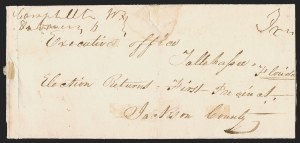 Sale 1291, Lot 45, Florida Postal History: Territorial Period (A-Q)