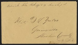Sale 1291, Lot 465, Florida in the Civil War: Towns and Handstamped Paid