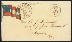 Sale 1291, Lot 467, Florida in the Civil War: Towns and Handstamped Paid