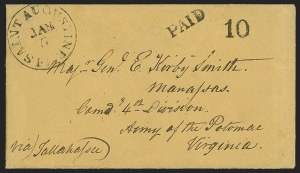 Sale 1291, Lot 470, Florida in the Civil War: Towns and Handstamped Paid