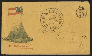 Sale 1291, Lot 478, Florida in the Civil War: Towns and Handstamped Paid