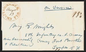 Sale 1291, Lot 48, Florida Postal History: Territorial Period (A-Q)