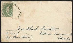 Sale 1291, Lot 490, Florida in the Civil War: Confederate General Issues (1-5)