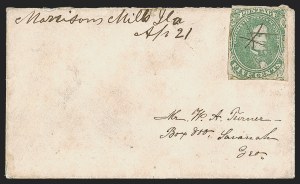 Sale 1291, Lot 493, Florida in the Civil War: Confederate General Issues (1-5)