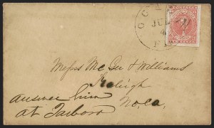 Sale 1291, Lot 505, Florida in the Civil War: Confederate General Issues (1-5)