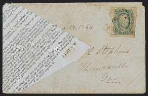 Sale 1291, Lot 528, Florida in the Civil War: Confederate General Issues, cont. (6-13)