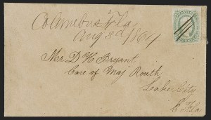 Sale 1291, Lot 537, Florida in the Civil War: Confederate General Issues, cont. (6-13)