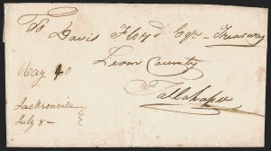Sale 1291, Lot 55, Florida Postal History: Territorial Period (A-Q)