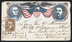 Sale 1291, Lot 556, Civil War Postal History: Union Patriotics