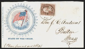Sale 1291, Lot 558, Civil War Postal History: Union Patriotics