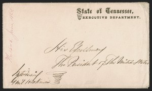 Sale 1291, Lot 571, Civil War Military Mails: Union Military and Govt. Figures
