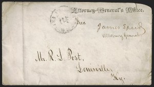 Sale 1291, Lot 578, Civil War Military Mails: Union Military and Govt. Figures