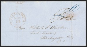 Sale 1291, Lot 582, Civil War Military Mails: Confederate Military and Govt. Figures