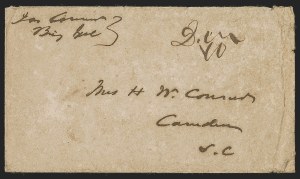 Sale 1291, Lot 587, Civil War Military Mails: Confederate Military and Govt. Figures