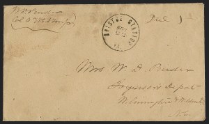 Sale 1291, Lot 599, Civil War Military Mails: Confederate Military and Govt. Figures