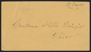 Sale 1291, Lot 601, Civil War Military Mails: Confederate Military and Govt. Figures