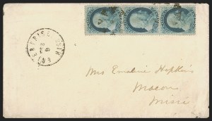 Sale 1291, Lot 606, Independent & Confederate State Uses of U.S. Stamps