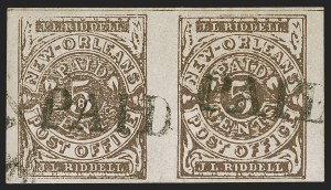 Sale 1291, Lot 617, Postmasters' Provisionals