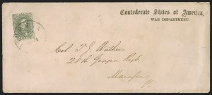 Sale 1291, Lot 638, Confederate General Issues (1-5)