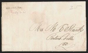 Sale 1291, Lot 64, Florida Postal History: Territorial Period (A-Q)