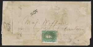 Sale 1291, Lot 648, Confederate General Issues (1-5)