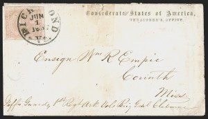 Sale 1291, Lot 656, Confederate General Issues (1-5)