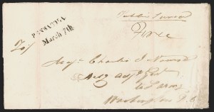 Sale 1291, Lot 69, Florida Postal History: Territorial Period (A-Q)