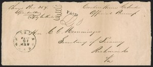 Sale 1291, Lot 696, Semi-Official amd Express, Trans-Mississippi Express