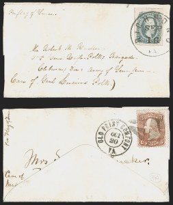 Sale 1291, Lot 704, Flag-of-Truce and Prisoners' Mail