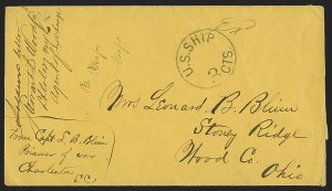 Sale 1291, Lot 707, Flag-of-Truce and Prisoners' Mail