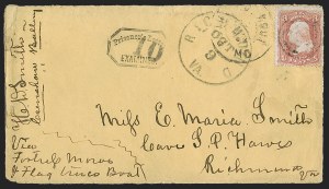Sale 1291, Lot 713, Flag-of-Truce and Prisoners' Mail