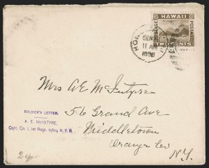 Sale 1291, Lot 756, Diamond Collection of Spanish-American War: Hawaii, Hong Kong