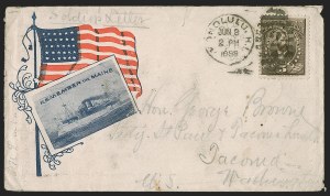 Sale 1291, Lot 767, Diamond Collection of Spanish-American War: Hawaii, Hong Kong