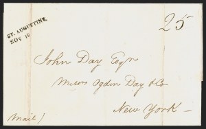 Sale 1291, Lot 78, Florida Postal History: Territorial Period, cont. (S-Y, Balance)
