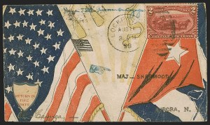 Sale 1291, Lot 794, Diamond Collection of Spanish-American War: Patriotic Covers