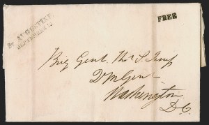 Sale 1291, Lot 83, Florida Postal History: Territorial Period, cont. (S-Y, Balance)