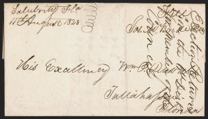 Sale 1291, Lot 86, Florida Postal History: Territorial Period, cont. (S-Y, Balance)